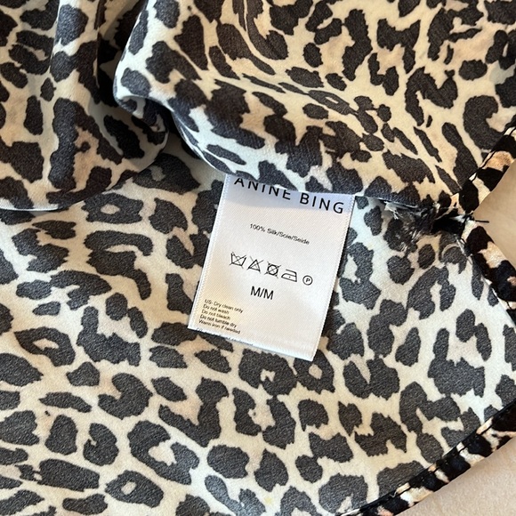 Anine Bing Silk V-Neck Camisole Size Med - Picture 3 of 6